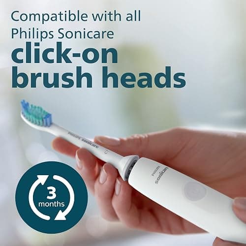 PHILIPS Sonicare 1100 Power Toothbrush, Rechargeable Electric Toothbrush, White Grey HX3641/02 thumbnail 9