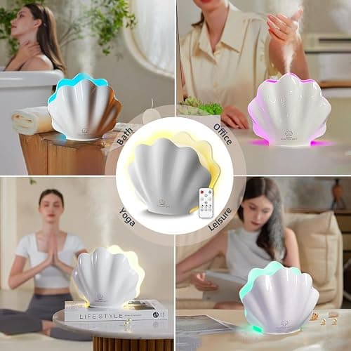 Shell Essential Oil Diffuser with Remote Control thumbnail 6