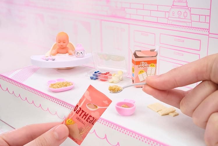 Make It Mini Real Baby Make It Mini Baby Food (2 Pack) Mini Collectibles - Blind Pack, DIY, Realistic Miniature, Playset, Bottles, Replica Food, Collectors, Girls Toys, Gifts 8+, NOT Edible thumbnail 4