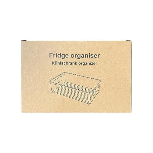 Diwoker Fridge Organiser, Stackable, Storage Box, Kitchen Organiser, Pantry Storage Container, Transparent Container for Fridge, Kitchens, Cabinets (Pack of 6) thumbnail 10
