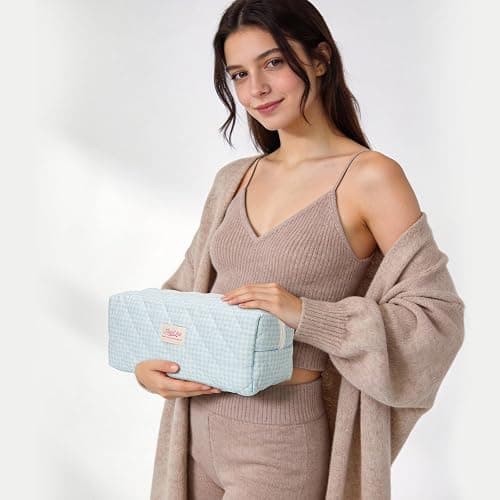 SDSFGX Hair Dryer Travel Bag Storage Pouch for Hair Styler Tools | Floral dustproof pouch for dyson airwrap shark flexstyle. Lightweight, portable,which is perfect for travel & home. thumbnail 6