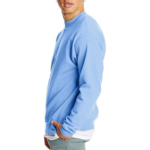 Hanes Men's Sweatshirt, EcoSmart Fleece Crewneck Sweatshirt, Big & Tall Available, 1 or 2-Pack thumbnail 2