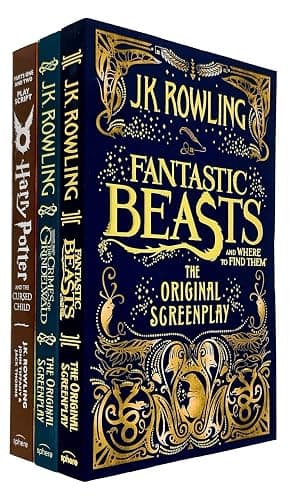 J.K. Rowling Collection 3 Books Set (Fantastic Beasts and Where to Find Them, The Crimes of Grindelwald, Harry Potter and the Cursed Child - Parts One and Two) - Image 1