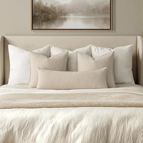 MIULEE Decorative Long Lumbar Throw Pillow Cover for Bed 14x36 Natural Beige Boho Farmhouse Neutral Couch Pillowcase Pack of 1 Accent Modern Sofa Cushion Livingroom Home Decor (Covers Only) thumbnail 2