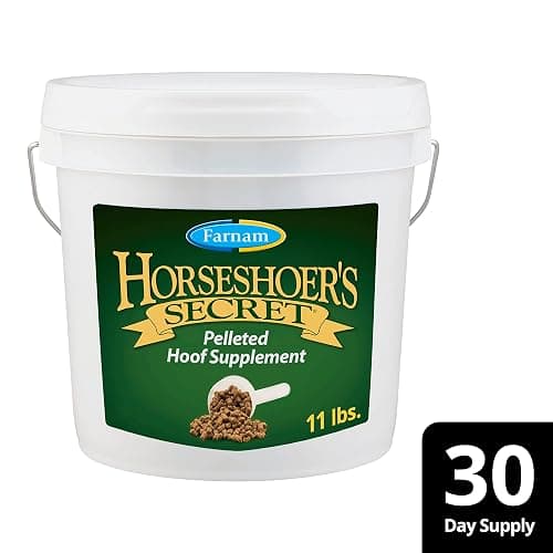 Farnam Horseshoer's Secret Pelleted Hoof Supplement for horses promotes healthy hoof growth, 11lb., 30 day supply thumbnail 10