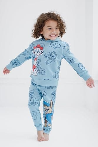 Nickelodeon Paw Patrol Fleece Pullover Hoodie and Pants Outfit Set Toddler to Big Kid Sizes (2T - 10-12) thumbnail 3