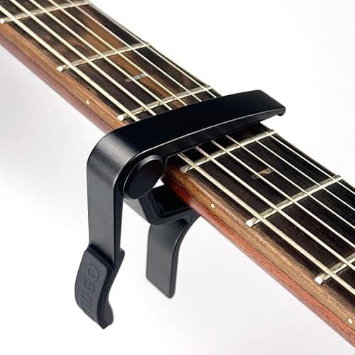 WINGO Guitar Capo for Acoustic and Electric Guitars with 5 Picks for Free, Black. thumbnail 5
