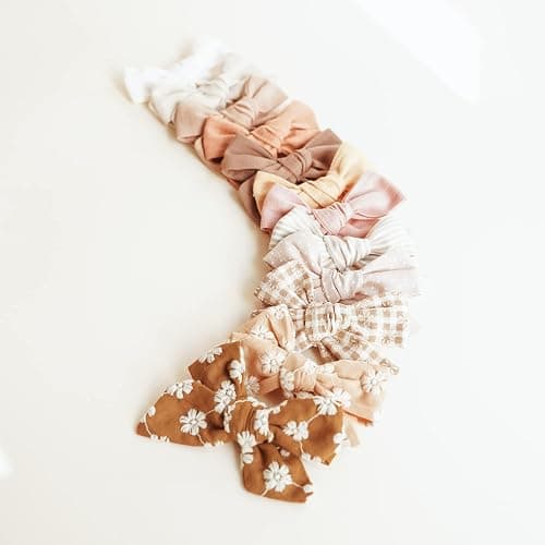 Niceye 24 PACK Baby Girl Hair Clips Set, Hair Bows Barrettes Handmade Accessories Alligator Clip for Babies Infant Toddlers Kids in Pairs thumbnail 2