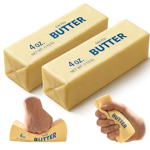 Zrpot Butter Squishy, Slow Rising Squishy, Stress Relief & Sensory Toys Squeeze Toy Soft Butter Squishy Toy Creative Gift for Office Desk & Classroom (1) - Image 1