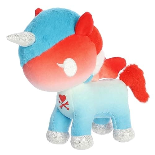 Aurora® Enchanting ©Tokidoki Frozen Treats Unicorno Summer Cicle Stuffed Animal - Decorative Plush with Colorful Design - Ideal Gift for Adults and Kids - Multicolor 8 Inches thumbnail 5