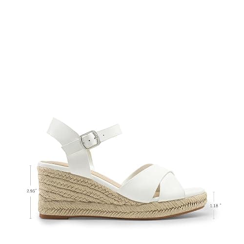 DREAM PAIRS Women's Espadrille Wedge Sandals | Adjustable Buckle, Dressy Platform Sandals Casual Summer, Comfortable High Heeled Wedges, Fashion Dressy Shoes thumbnail 7