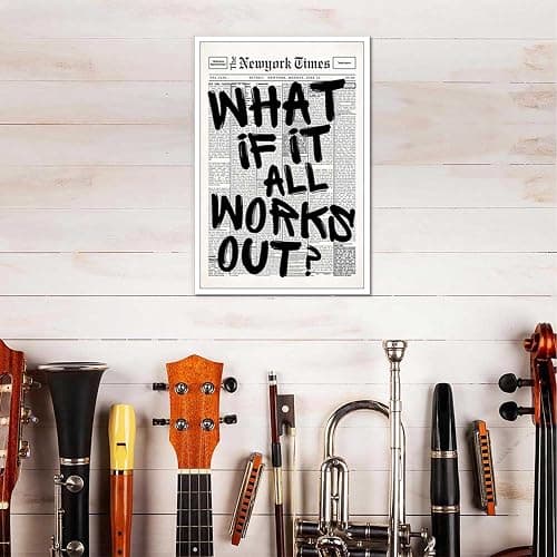 Retro "What If It All Works Out" | 24x36in | Poster thumbnail 6