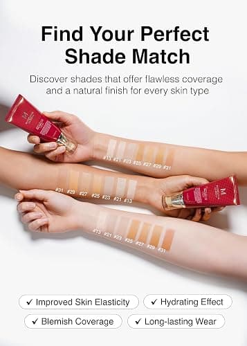 MISSHA M Perfect Cover BB Cream No.13 Bright Beige - Fair with Cool Undertone SPF 42 PA +++ 1.69 Fl Oz - Tinted Moisturizer with SPF thumbnail 6