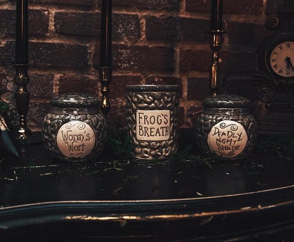 Disney The Nightmare Before Christmas Sally Frog's Breath Jar Ceramic Candle | Floral Muguet Fragrance with 35-Hour Burn Time thumbnail 5
