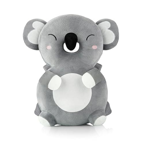 PandaEar Baby Head Protection Backpack, Toddler Walking Head Protector, Adjustable Head Protector Pad Safety Cushion (Koala Grey) - Image 1