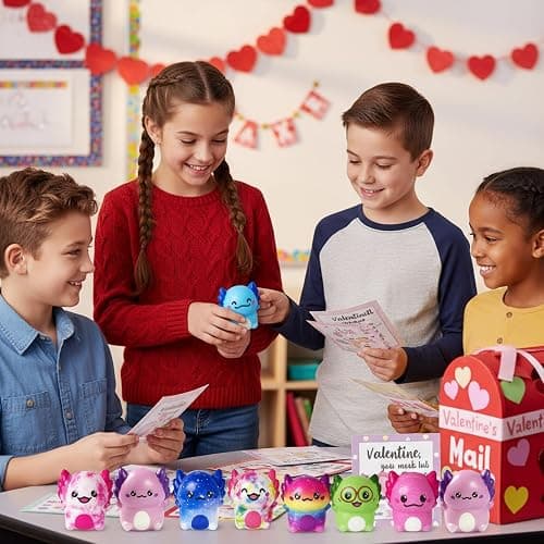 24PCS Axolotl Slow Squishy Toy,Slow Rising Squishy,Axolotl Stress Relief Fidget Toy,Axolotl Squishies Party Favors for Adults Kids thumbnail 6