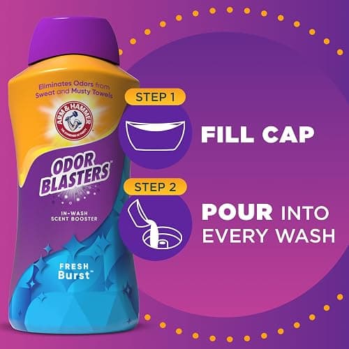 ARM & HAMMER Odor Blasters In-Wash Scent Booster, Laundry Scent Booster Fresh Burst Scent, 45 Oz thumbnail 9