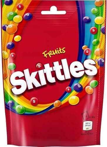 Skittles Fruit Sweets Pouch 136g - Image 1