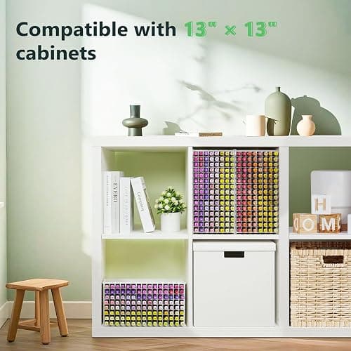 SANFURNEY Art Marker Storage Rack for 120 Markers, Watercolour Brushes Pens Color Pencils Organizer Holder for Desk thumbnail 5