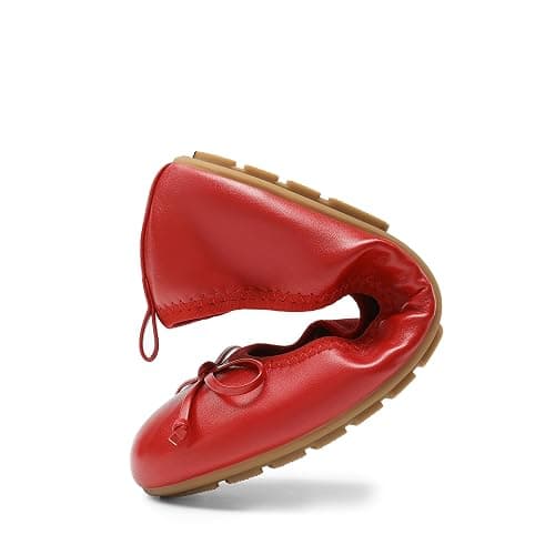 DREAM PAIRS Women's Foldable Bowknot Ballet Flats | Light Weight, Slip-On Dress Shoes, Round Toe, Offer all-day comfort for long walking, standing, dancing thumbnail 7