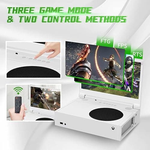 G-STORY 12.5‘’ Portable Monitor for Xbox Series S, 1080P Portable Gaming Monitor IPS Screen for Xbox Series S（not Included） with Two HDMI, HDR, Freesync, Game Mode, Travel Display thumbnail 5