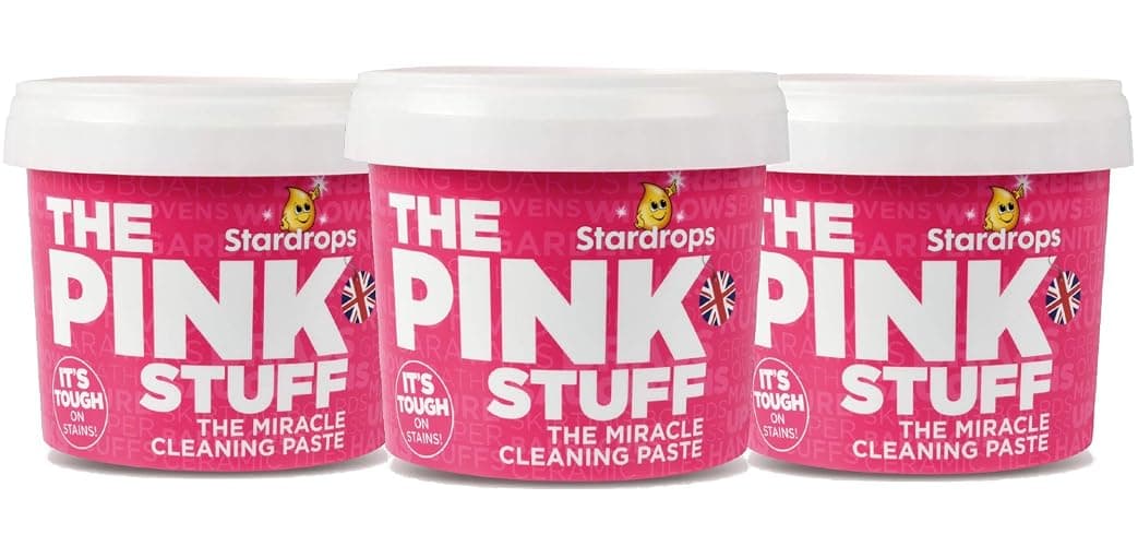 Stardrops The Pink Stuff Miracle Cleaning Paste 17.6 Oz 3pk | Powerful Indoor & Outdoor Cleaning Tough on Stains, Grease & Grime - Image 1