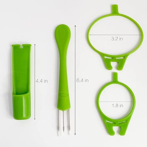 KIKINIKO Pickle Fork 2 Pack pickle grabber, olive fork pickle picker pickle gift kitchen gadgets pickle gifts pickle forks for the jar pickle holder thumbnail 2