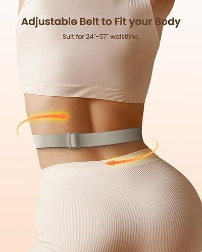 Heating Pad for Period Cramps, Fast Heating with 6 Heat Levels and 6 Massage Modes, Portable Menstrual Heating Pad, Belly Period Massager for Women and Girls, Pink thumbnail 7