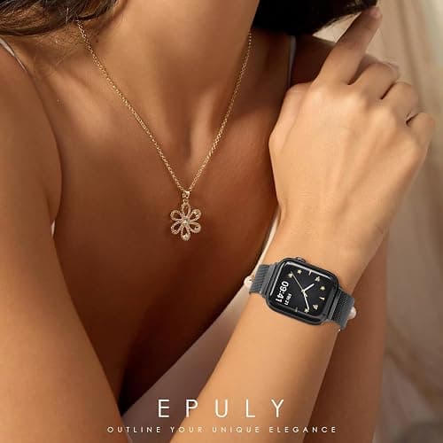 Original Milanese Loop Band Compatible with Apple Watch 38mm 40mm 41mm 42mm 44mm 45mm 46mm 49mm - Women & Men Magnetic Closure Adjustable Metal Strap for iWatch Series 11 10 9 8 7 6 5 4 SE2 3 Ultra2 3 thumbnail 6