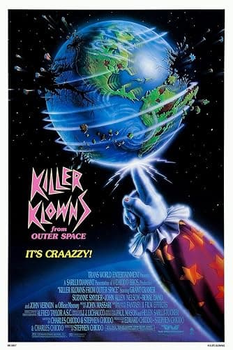 PosterOffice Killer Klowns From Outer Space - 24"x36" Movie Poster - Unframed - A Certified Print with Holographic Sequential Numbering for Authenticity. - Image 1