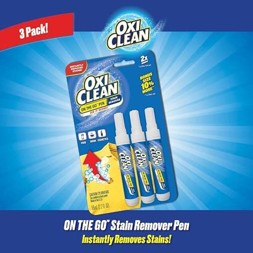 OxiClean On The Go Stain Remover Pen for Clothes and Fabric, Instant Stain Removal Stick, Pack of 3 - 0.73 Fl Oz (Pack of 3) thumbnail 2