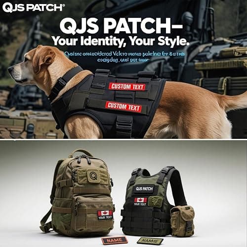 2PCS Name Patches, Personalised Military Patches Custom Embroidery Name Tag Tactical Moral Name Patch for Camouflage Uniform Jacket Hoodie Backpacks Vest Work Shirts Clothing,Hook Fastener or Iron on thumbnail 6