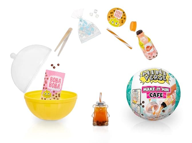 MGA's Miniverse Make It Mini Cafe Series 4 (3 Pack), Mini Collectibles - Mystery Blind Packaging, DIY, Resin Play, Replica Food, NOT Edible, Collectors, 8+ thumbnail 2