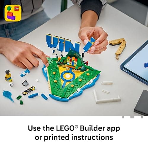 LEGO Editions Vini Jr. – Soccer Highlights - Building Set for Boys & Girls, Ages 10+ - Collectible Soccer Gift W/Plaque - Kids Bedroom or Shelf Decor - 43027 thumbnail 2