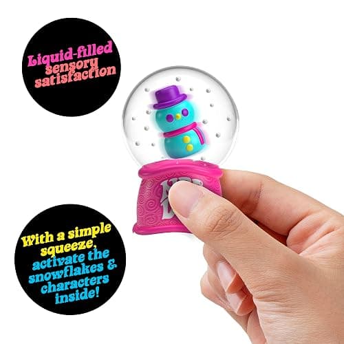 Schylling NeeDoh Squishmas Squish N' Snow Globes - Christmas Squeeze Toy - Assorted Colors - Ages 3 to Adult (Pack of 1) thumbnail 3