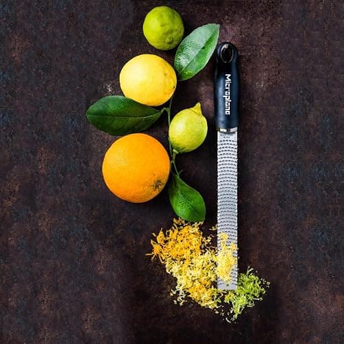 Microplane Premium Classic Series Zester 18/8, Black - Lemon Zester & Cheese Grater & Vegetable Grater - Citrus, Parmesan Cheese, Garlic, Ginger, Nutmeg, Chocolate - Stainless Steel Grater - Black thumbnail 6