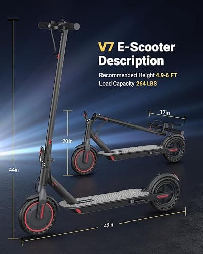 MAXSHOT Electric Scooter for Adults, 8.5/10/14" Tires, 19/22Mph, 350W/500W Motor, 21-28 Miles Range, Folding E-Scooter with Dual Suspension,APP(V1/SPRO/MAX/PRO/X1/X1PRO/PR) thumbnail 9