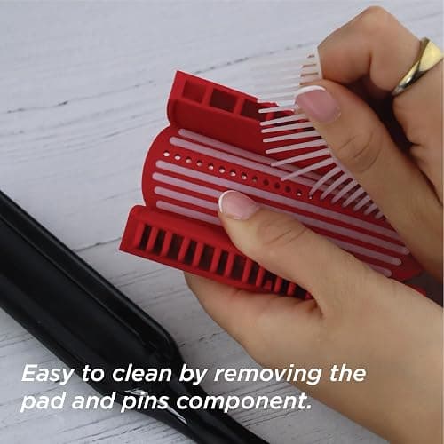 Denman D3 Original Curl Definer & Styler, Curly Hair Brush for Women & Men – 7 Row Detangling & Curl Defining Brush for Smooth Defined Curls - a precision Styling Brush for straight hair thumbnail 6