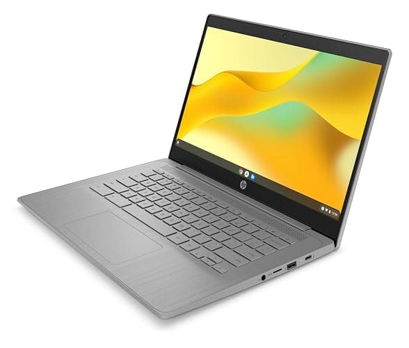 HP Chromebook 14 inch, Intel Celeron N4500, 4GB LPDDR4x, 64GB eMMC, Intel UHD Graphics, HD (1366 x 768), True Vision 720p HD Camera, Fast Charge, ChromeOS, Modern Grey (14a-ne1006ca) - 4GB | 64GB | Intel Celeron N4500 thumbnail 9