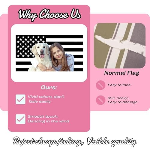 Custom American Flag 3x5ft Personalized Black Flags Customizable Flag with Photo Text Funny Poster for Bedroom Livingroom Dorm (Black flag) thumbnail 6
