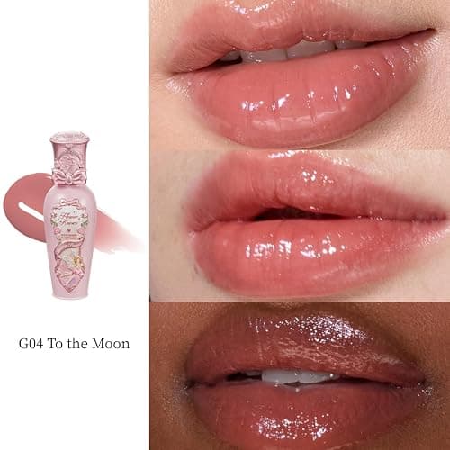 Flower Knows Shell’s Jewel 13-Piece Makeup Gift Box Set,Lip Gloss×2+Blush×1+ Eyeshadow Palette×1+Highlighter×3+Hand Mirror×1+Hair Clip×1+Mini Powder Puff×1+Blush Brush×1+Eyeshadow Brush×1+Gift Box×1 thumbnail 5