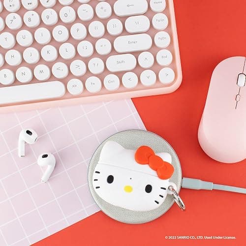 iFace Hello Kitty & Friends Cute Case [ Compatible with AirPods 3rd Gen.] - Silicone Protective Cover [Carabiner Clip Included] [Wireless Charging Compatible Cover] - Hello Kitty thumbnail 6