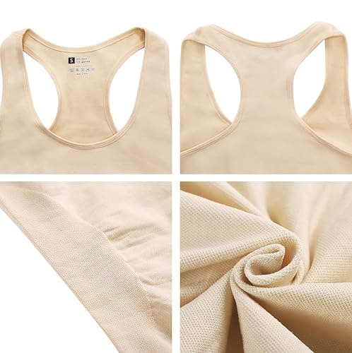 EUYZOU Women Tummy Control Shapewear Tank Tops - Seamless Compression Racerback Vest Body shaper Tank Top thumbnail 6
