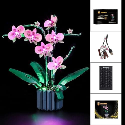 LIGHTAILING Led Light for Lego-10311 Orchid — Easy Install, Hidden Wiring, Home Decor & Gift-Ready (Model Not Included) thumbnail 6