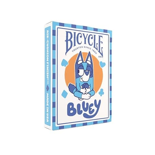 Bicycle Bluey Playing Cards Deck, Cute and Collectible Bluey Toys Deck of Card Game for Family Game Night Featuring Bingo, Chilli, and Bandit - Image 1
