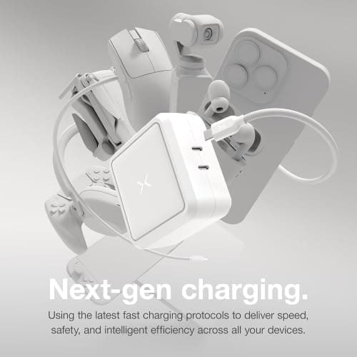 NOCO XGrid X100: 100W USB-C Charger – Dual Port GaN Power Adapter with PD 3.0, QC 4.0+, and PPS – Fast Charging with Smart Power Distribution – Foldable Wall Plug, UL Listed thumbnail 2