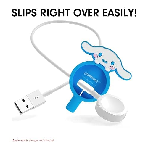 Sonix x Sanrio Apple Watch Charger Cover | Silicone Smartwatch Charging Cable Case, Dock Holder for Apple Watch | Cinnamoroll thumbnail 3