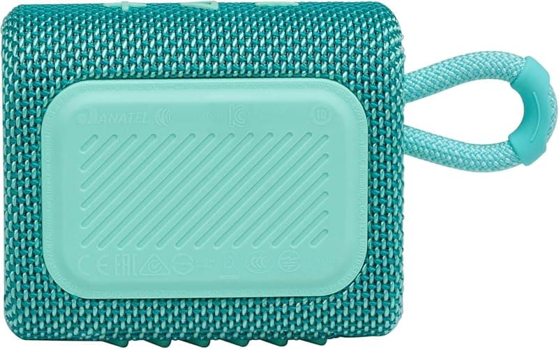 JBL Go 3 - for Portable Use - Speaker with Bluetooth - Built in Battery Waterproof and Dustproof - Includes Cleaning Cloth (Teal) thumbnail 2