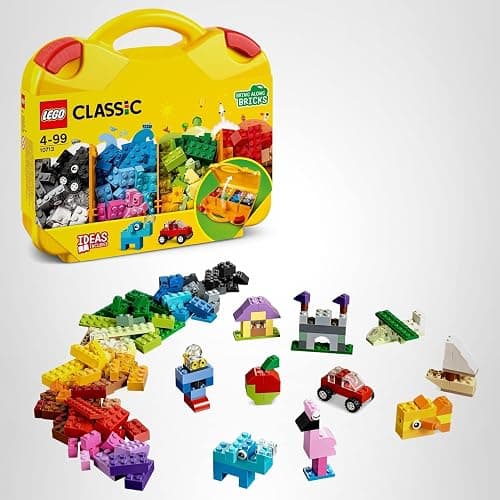 LEGO Classic Creative Suitcase 10713 - Includes Sorting Storage Organizer Case with Fun Colorful Building Bricks, Preschool Learning Toy for Kids, Boys and Girls Ages 4 Years Old and Up thumbnail 8