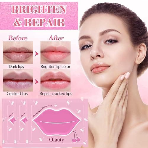 30 Pairs Lip Mask & Eye Mask, 24K Gold Crystal Gel Collagen Eye Patches for Puffy Eyes, Chapstick Bulk, Anti Wrinkle Patches for Lip, Hangover Kit, Bulk Gifts, Bulk Gifts for Coworkers, Cheer Gifts thumbnail 5